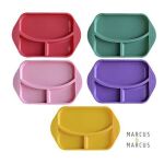 MARCUS & MARCUS - Βρεφικό Πιάτο Σιλικόνης με Χωρίσματα Κίτρινο - Image 2