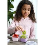 MELII - Glass Containers σε θήκες σιλικόνης (160ml set of 3) – mint,blue,lime - Image 3