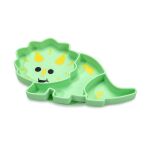 MELII - Πιάτο σιλικόνης με βεντούζα Δεινόσαυρος