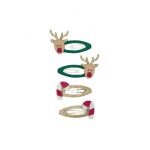 Mimi & Lula Χριστουγεννιάτικα Μίνι Κλιπ Rudolf & Candy Cane