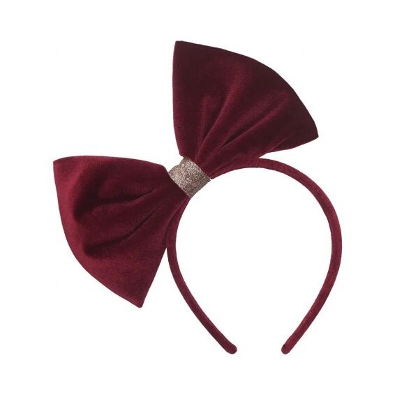 Mimi & Lula Παιδική Στέκα Μαλλιών Christmas Giant Velvet Bow Alice