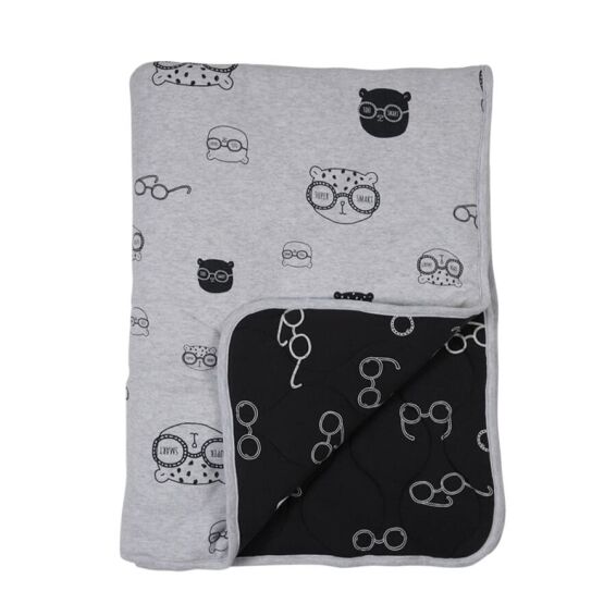 MINENE - Winter Quilt Gray Bear - 85x115 cm