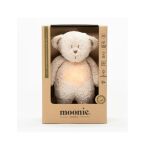 MOONIE 2.0: Επαναφορτιζόμενο βοήθημα ύπνου με ηχογράφηση & αισθητήρα κλάματος – Οργανικό βαμβάκι Sand - Image 3