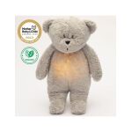 MOONIE 2.0: Επαναφορτιζόμενο βοήθημα ύπνου με ηχογράφηση & αισθητήρα κλάματος – Οργανικό βαμβάκι Gray