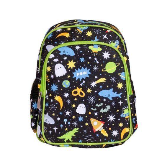 A little lovely company: Tσάντα πλάτης νηπιαγωγείου με ισοθερμική θήκη - Galaxy