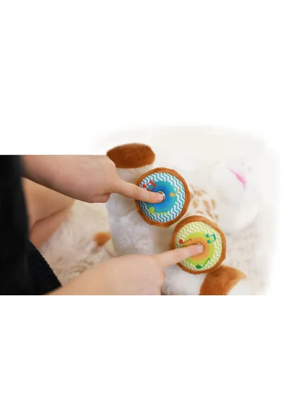 Σόφι καμηλοπάρδαλη Λούτρινο παιχνίδι που μεταφέρει την μουσική με ένα άγγιγμα! - Image 3