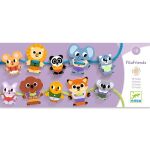 Djeco - Παιχνίδι λεπτής κινητικότητας με κορδόνι "Παρέα από ζωάκια" - Image 2