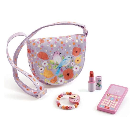 DJECO - Παιχνίδι ρόλων 'Τσάντα Πουλάκια με αξεσουάρ'