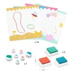 DJECO - Ζωγραφική με στάμπες 'Πρόσωπα' - Image 2