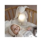 MOONIE 2.0: Επαναφορτιζόμενο βοήθημα ύπνου με ηχογράφηση & αισθητήρα κλάματος Cream Bunny - Image 7