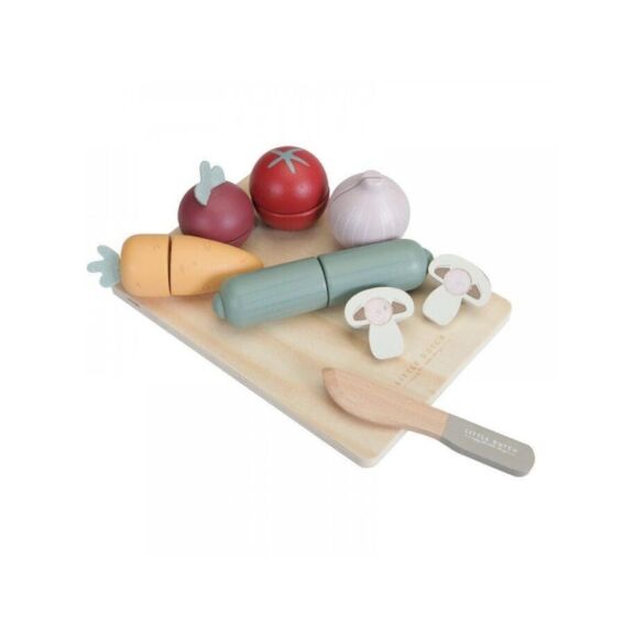LITTLE DUTCH - Ξύλινος Δίσκος Κοπής Λαχανικά