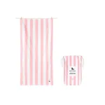 Dock & Bay: Παιδική πετσέτα θαλάσσης Malibu Pink - Microfiber (Μικροϊνες) 130x70 εκ