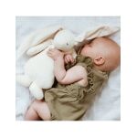 MOONIE 2.0: Επαναφορτιζόμενο βοήθημα ύπνου με ηχογράφηση & αισθητήρα κλάματος Cream Bunny - Image 5