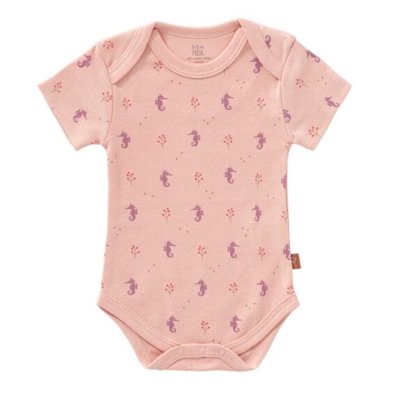 FRESK - Κορμάκι κοντομάνικο 100% οργανικό βάμβακι - Sea Horse