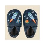 Bobux: Soft sole (3-9 μηνών) Cosmic Rocket Navy