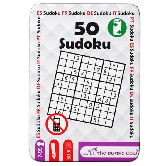 THE PURPLE COW - Επιτραπέζιο 50 Καρτών Sudoku
