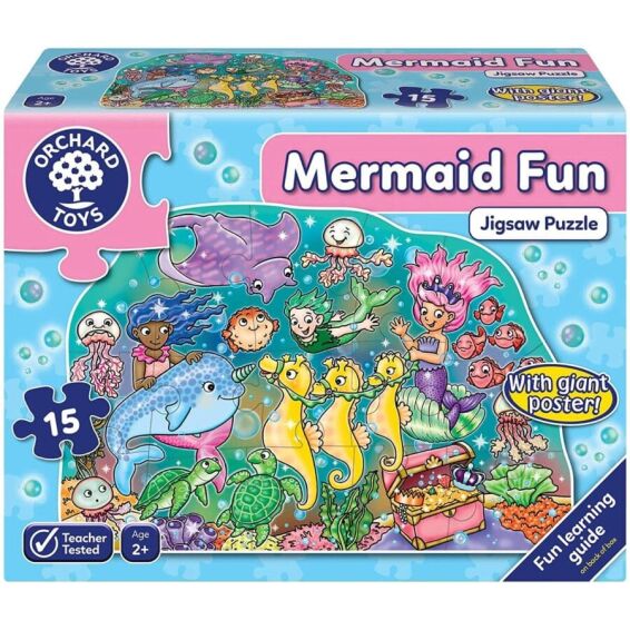 ORCHARD TOYS - Puzzle Jigsaw "Γοργόνες" (Mermaid Fun) - 15 κομ.