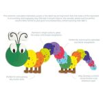 ORANGE TREE - Πάζλ με αλφάβητο(αγγλικό) 27 κομ. Κάμπια - Image 2