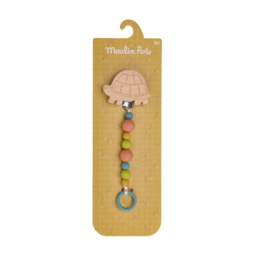 MOULIN ROTY - Ξύλινο Κλιπ Πιπίλας Χελωνάκι - Image 3