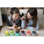 MELII - Glass Containers σε θήκες σιλικόνης (160ml set of 3) – mint,blue,lime - Image 8