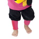 Βελούδινο Παντελονάκι Μαύρο/Ρόζ Νο 104