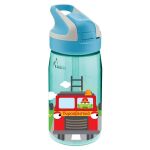 LAKEN -Παγούρι Tritan με Καλαμάκι  450ml- Αμαξάκια - Image 7