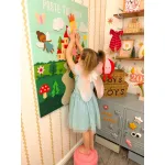 Τσόχινος Πίνακας Δημιουργικού Παιχνιδιού Νεράιδας | Paste the Fairy Felt Play Board - Image 7