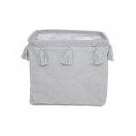 Jabadabado: Υφασμάτινο καλάθι αποθήκευσης τετράγωνο Γκρι