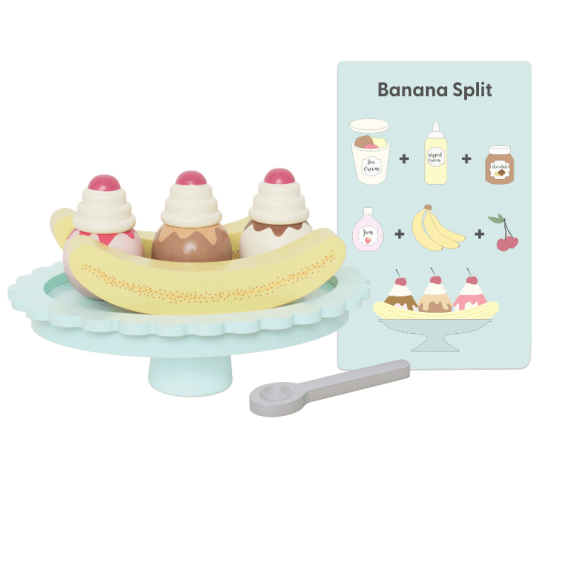 JABADABADO - Ξύλινα υλικά για τη συνταγή Banana Split