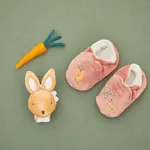 PETITES CHANSONS. Σετ παντοφλάκια και βραχιολάκι-κουδουνίστρα κουνελάκι - Image 5