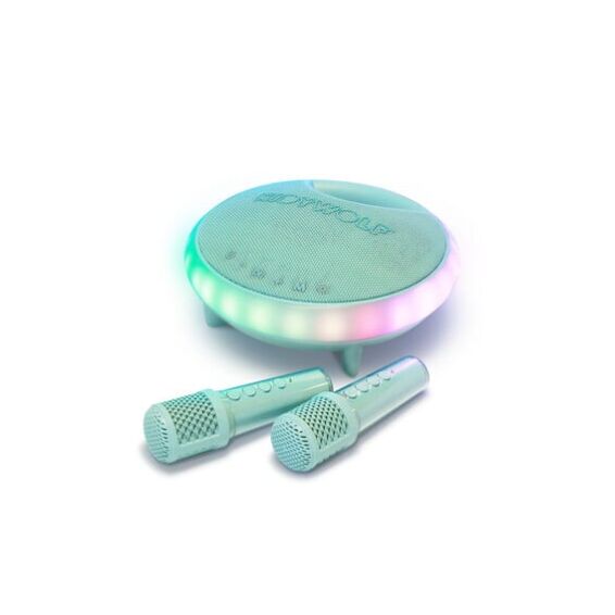 KIDYWOLF: Σετ karaoke με ηχείο και 2 μικρόφωνα - Επαναφορτιζόμενο