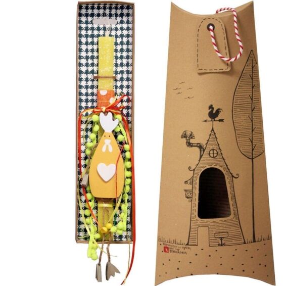 ΛΑΜΠΑΔΑ - Πασχαλινό Ζωάκι Κότα (30εκ)