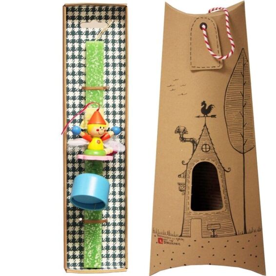 ΛΑΜΠΑΔΑ - Push Up Κούκλα - Λαχανί (30εκ)