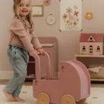 LITTLE DUTCH Ξύλινο βρεφικό καρότσι για κούκλες - Image 2