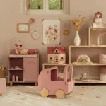 LITTLE DUTCH Ξύλινο βρεφικό καρότσι για κούκλες - Image 4