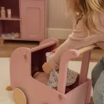LITTLE DUTCH Ξύλινο βρεφικό καρότσι για κούκλες - Image 3