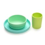 MELII - Σετ φαγητού σιλικόνης Lime-Mint-Blue - Image 6