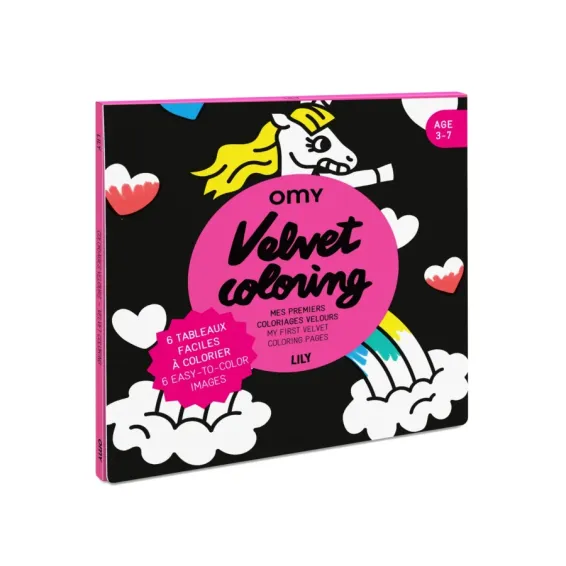 OMY - Σετ ζωγραφικής με βελούδινο πλαίσιο - Μονόκερος Lily