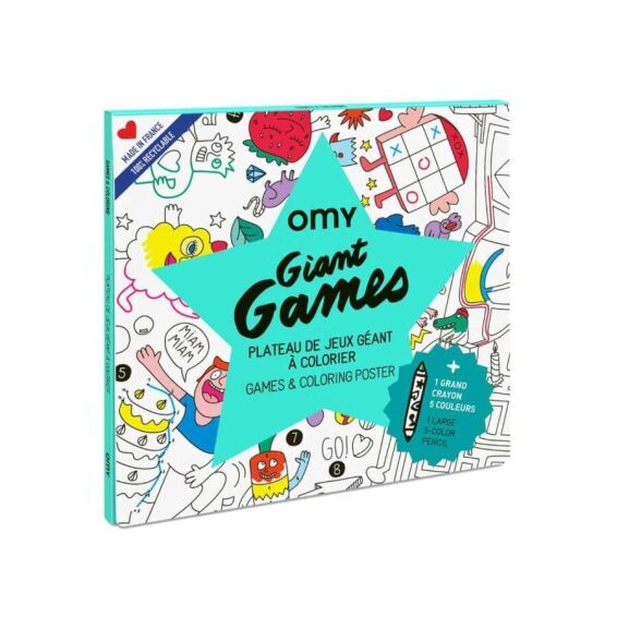 OMY - Αφίσα για Ζωγραφική με Μολύβι 5 Χρωμάτων