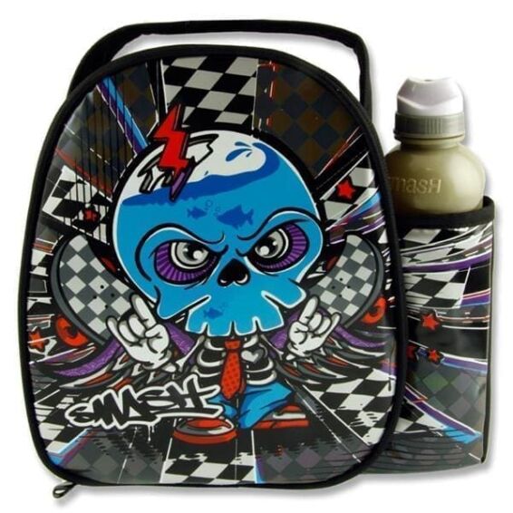 SMASH - Nfm Ισοθερμική Τσάντα Φαγητού και Μπουκάλι 500ml Doom