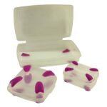 SMASH - Nfm Rubbish Lunch Σετ 3τεμ Ροζ - BPA Free Plastic - Image 3