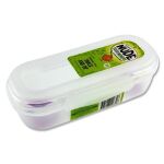 SMASH - Nfm Snack and Dip Δοχείο Ρόζ - BPA Free Plastic