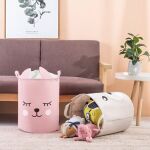 Sipo Πολυχρηστικό Καλάθι με κορδόνι Μπεζ Αρκουδάκι 43 L - Image 3