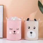 Sipo Πολυχρηστικό Καλάθι με κορδόνι Μπεζ Αρκουδάκι 43 L - Image 4