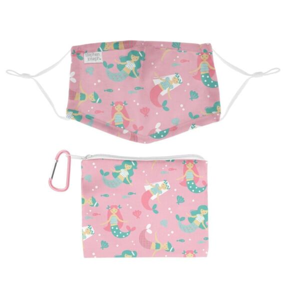 STEPHEN JOSEPH - Υφασμάτινη Μάσκα με Τσαντάκι Μεταφοράς Γοργόνα