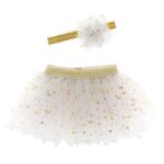 Σετ Παιδική Φούστα Tutu & Headband Golden Pearl 2-3 ετών