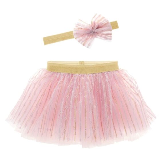 Σετ Παιδική Φούστα Big Sister Tutu & Headband Rose Pink 4-6 ετών