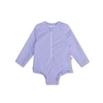 Swim Essentials Ολόσωμο μαγιό με μακριά μανίκια "Lila Leopard"