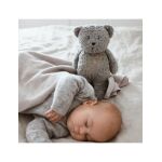 MOONIE 2.0: Επαναφορτιζόμενο βοήθημα ύπνου με ηχογράφηση & αισθητήρα κλάματος – Οργανικό βαμβάκι Gray - Image 5