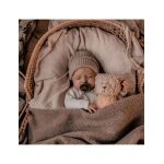 MOONIE 2.0: Επαναφορτιζόμενο βοήθημα ύπνου με ηχογράφηση & αισθητήρα κλάματος – Οργανικό βαμβάκι Sand - Image 5